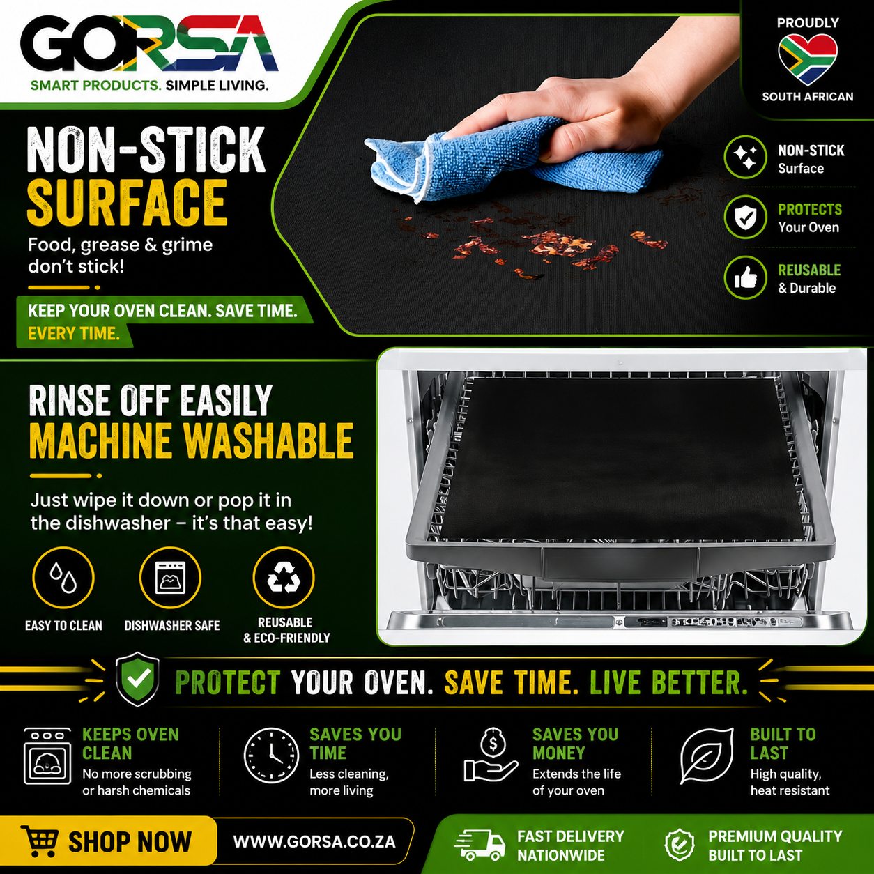 BraaiPro™ Non-Stick Grill Mat