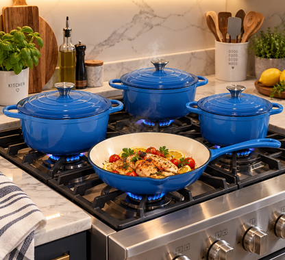 7Pc Cast Iron Set